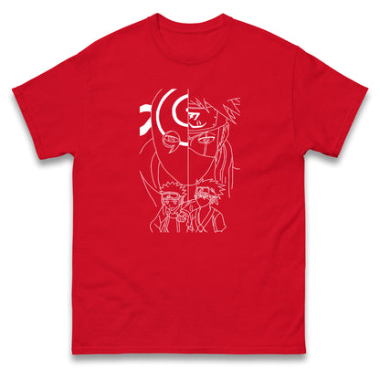 Naruto Shippuden T Shirt Obito Uchiha, Kakashi Hatake, And Friends Top