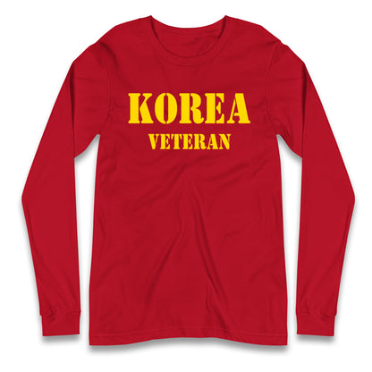 Korea Veteran Longsleeve T Shirt