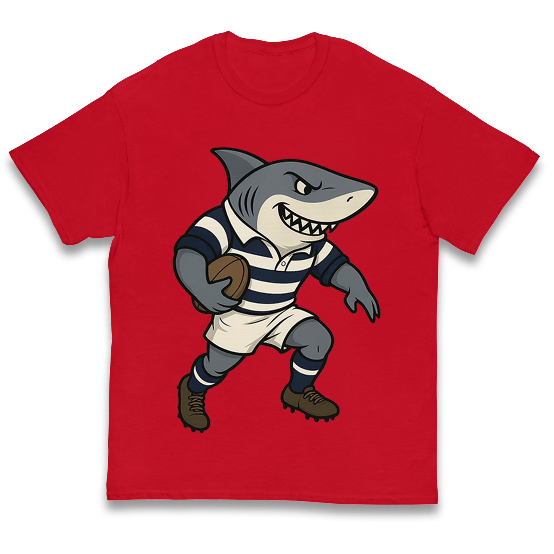 Retro Sale Sharks Rugby Union Kids T Shirt