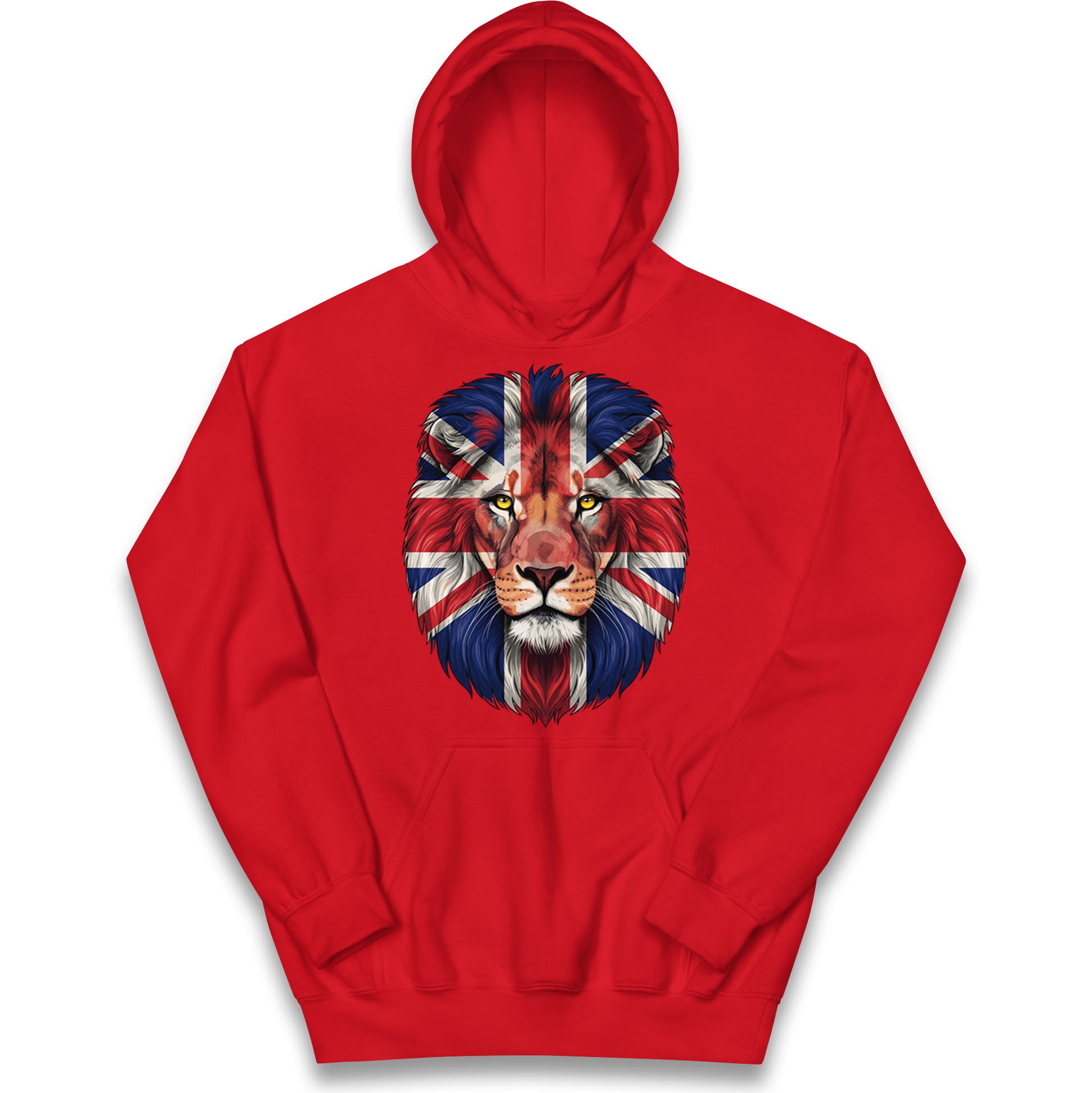 St George Flag Lion Kids Hoodie