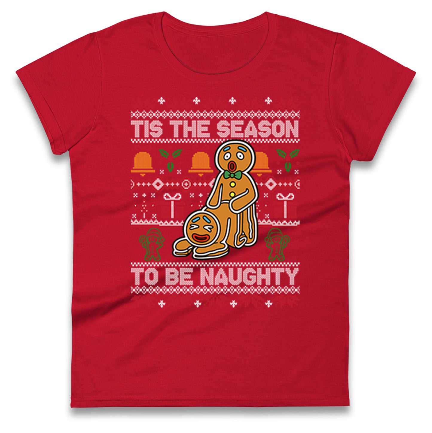Ginger Bread Man Ladies T Shirt