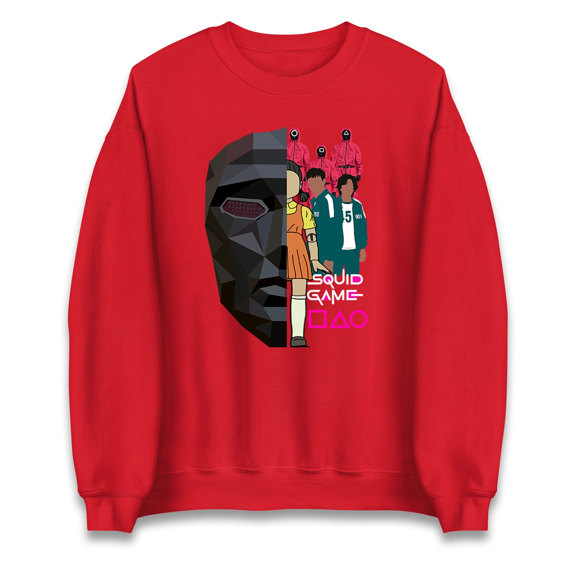 Squid Game Abstract Characters Sweatshirt