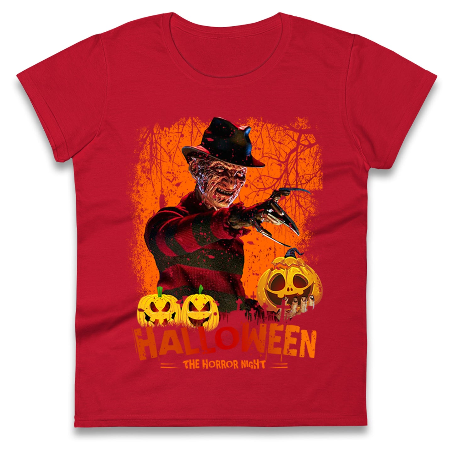 Freddy Krueger Halloween Horror Night Womens t shirts