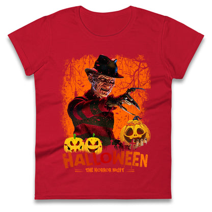 Freddy Krueger Halloween Horror Night Womens t shirts