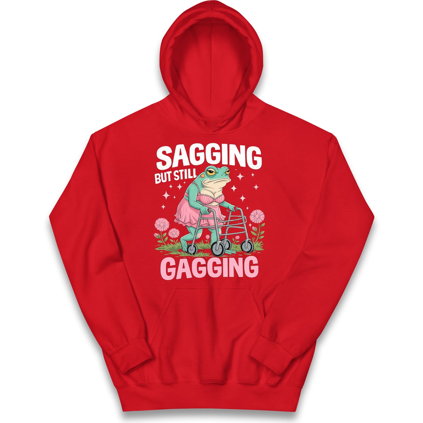 Sagging But Still Gagging Kids Hoodie