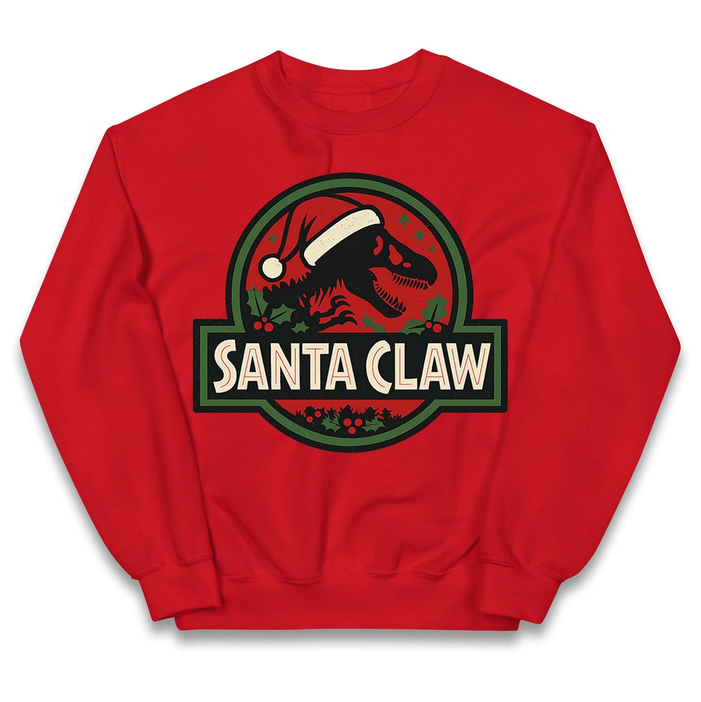 Jurassic Park Christmas Kids Jumper