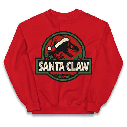 Jurassic Park Christmas Kids Jumper