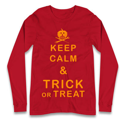 Keep Calm And Trick Or Treat Halloween T Shirt
