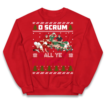 O Come All ye Faithfull Kids Jumper