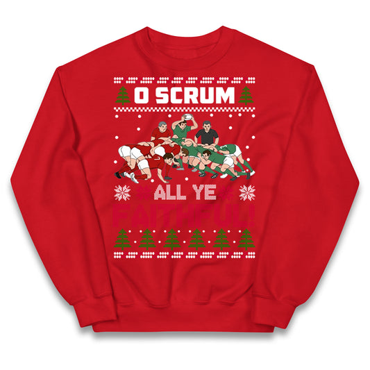 O Come All ye Faithfull Kids Jumper