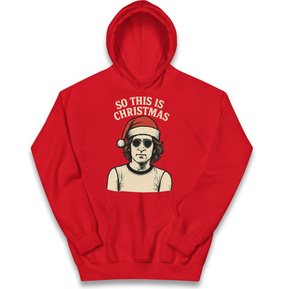Christmas John Lennon Christmas Kids Hoodie 