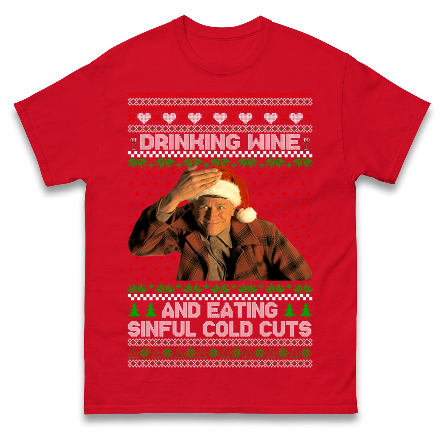 Ed Gein Wine Christmas T Shirt