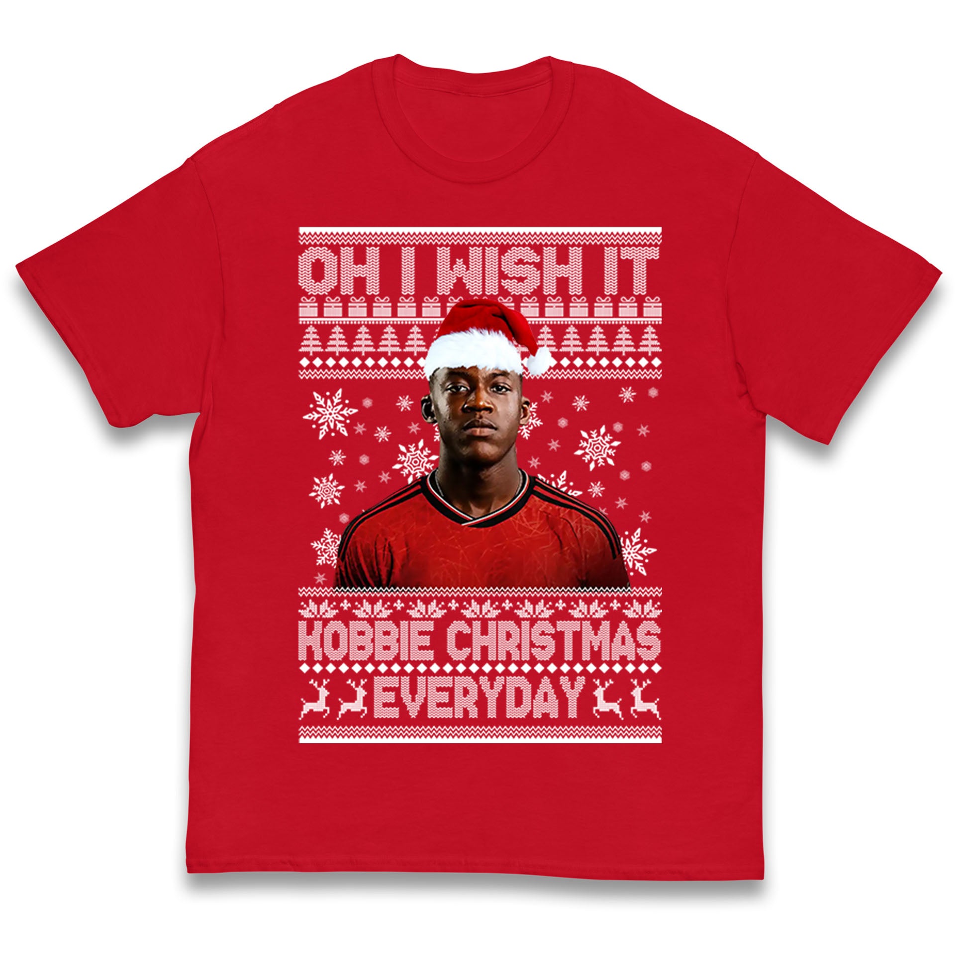 Kobbie Mainoo Christmas Kids T Shirt
