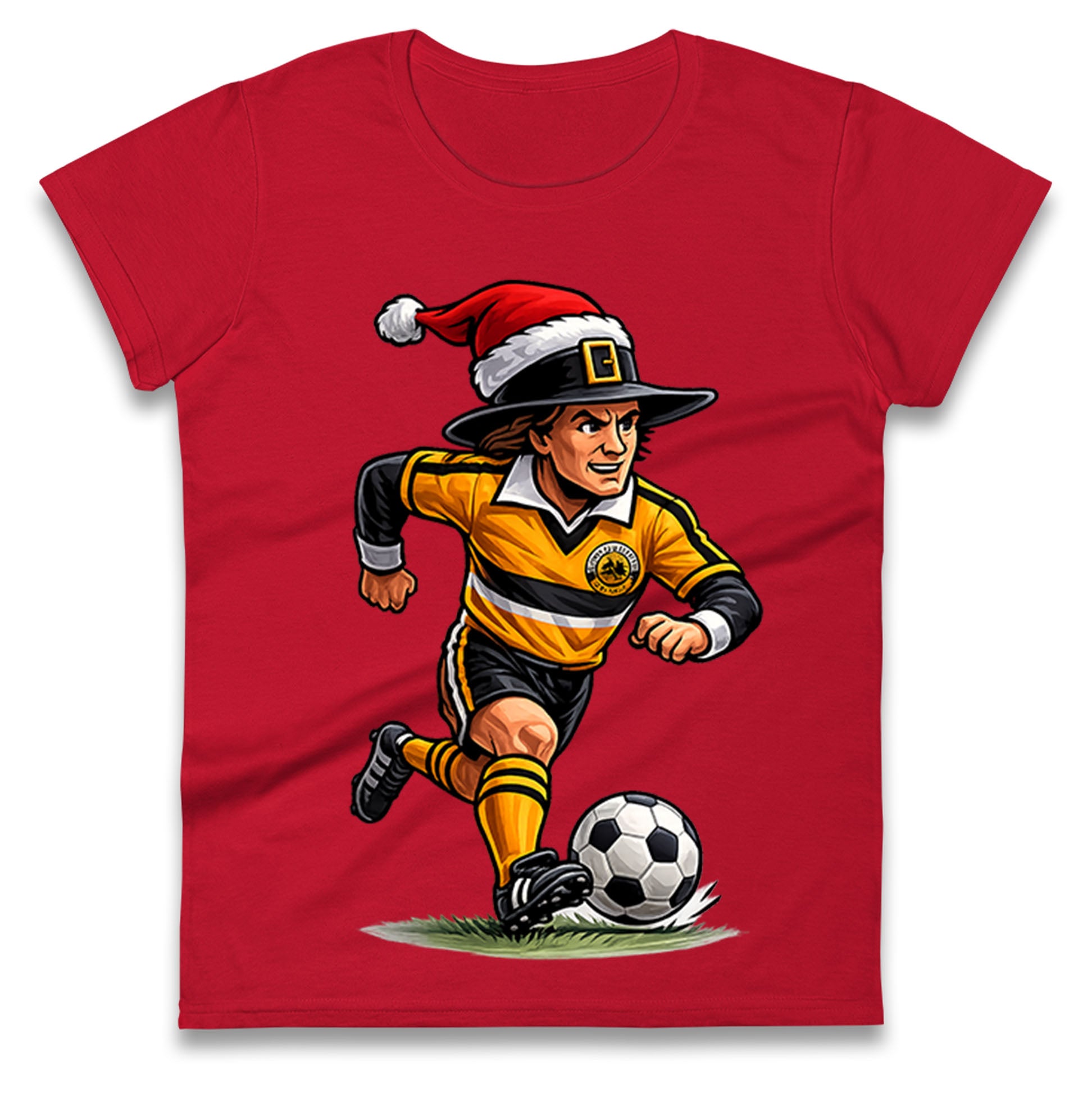 Boston United Christmas Ladies T Shirt 