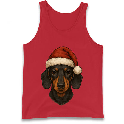 Dachshund Christmas Tank Top