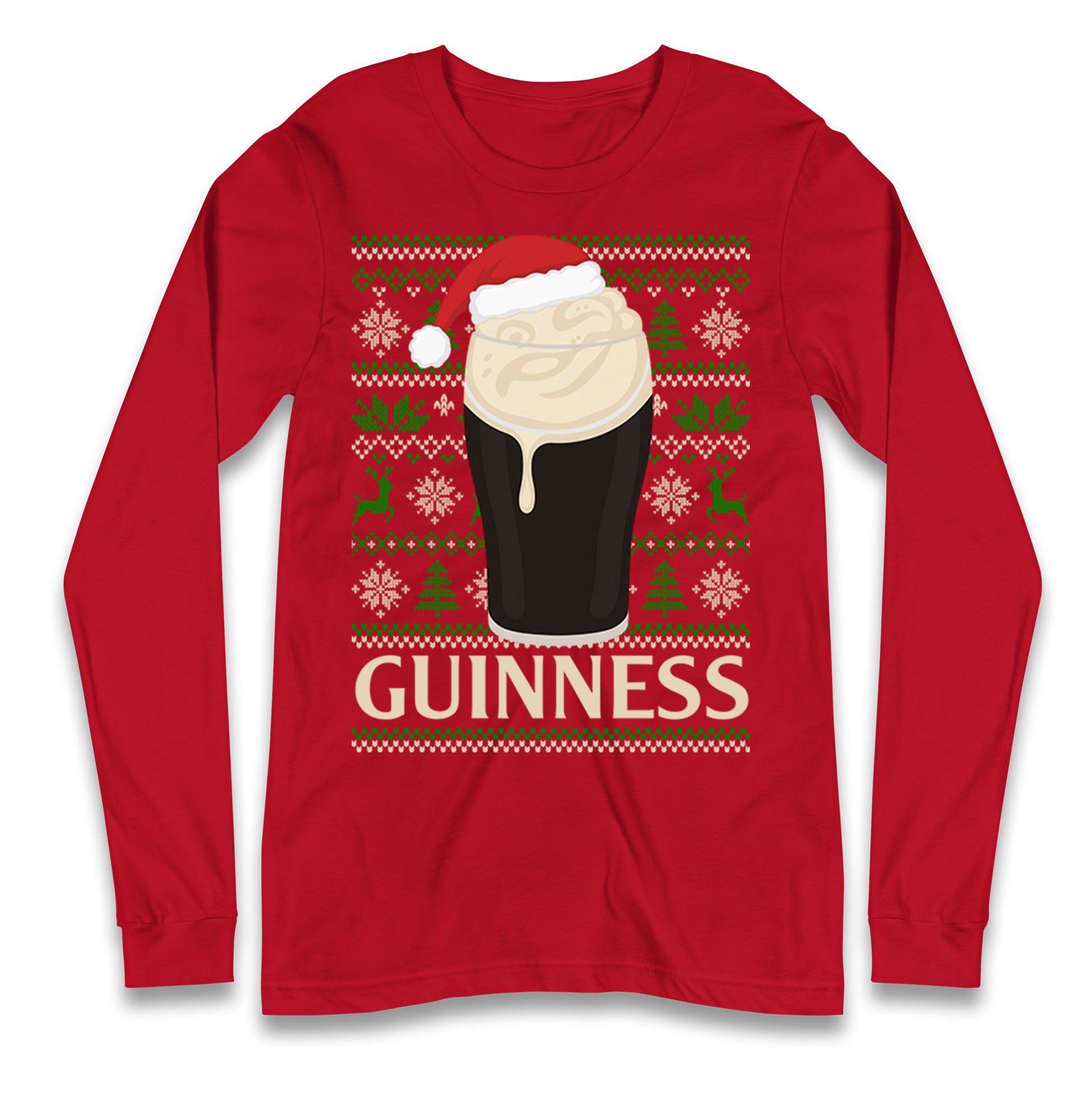 Guinness Christmas Longsleeve T Shirt