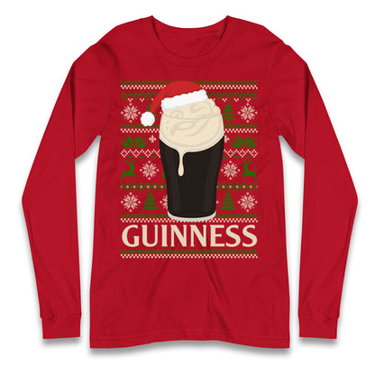 Guinness Christmas Longsleeve T Shirt