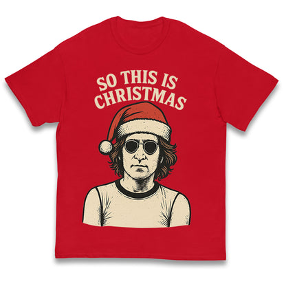 Christmas John Lennon Christmas Kids T Shirt