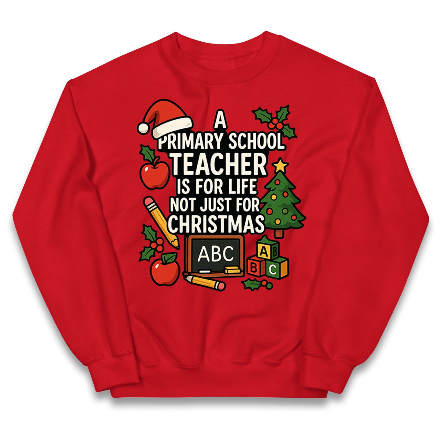 Primary School Teacher Christmas Kids Jumper