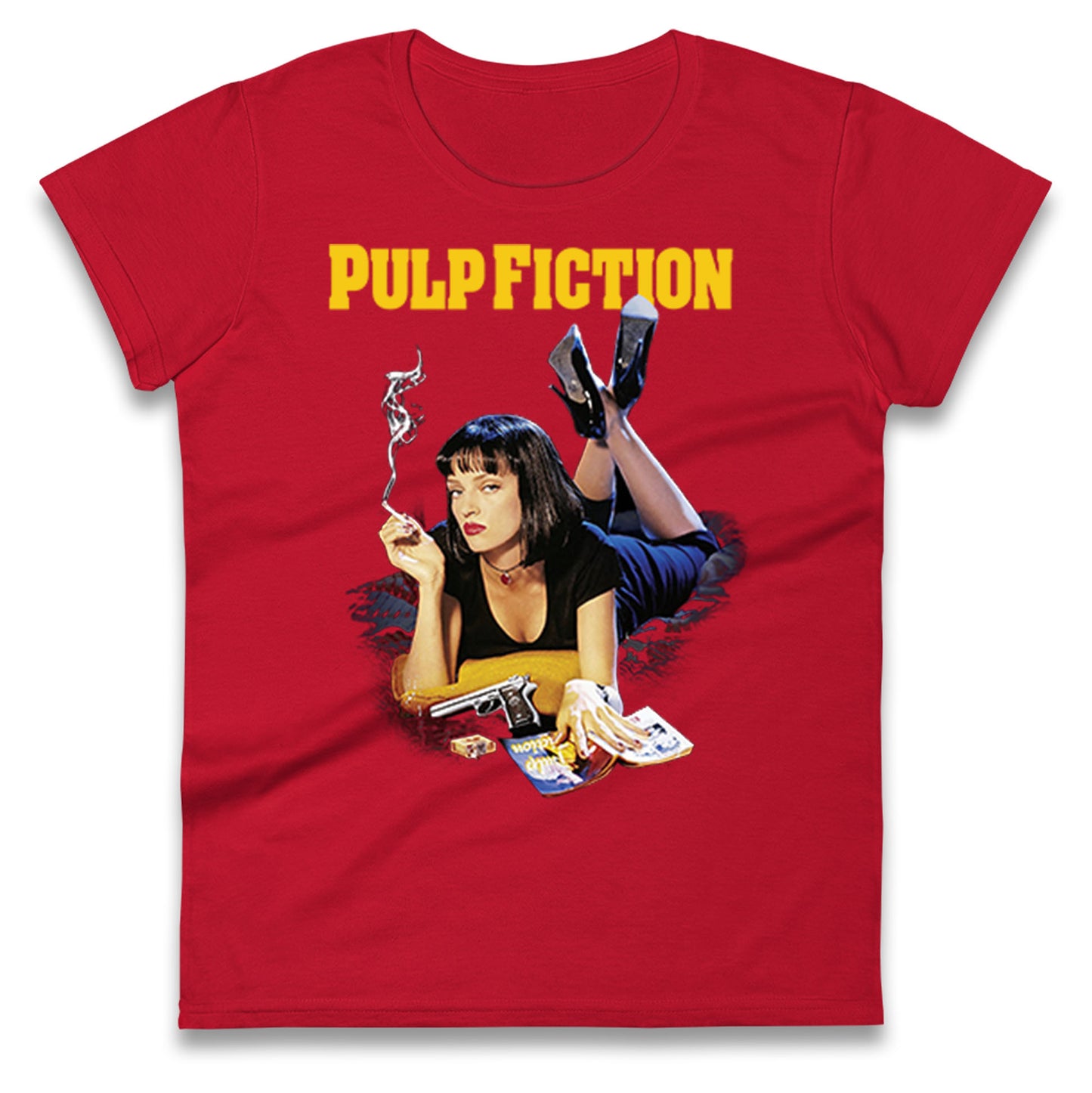 Uma Thurman Pulp Fiction Ladies T Shirt