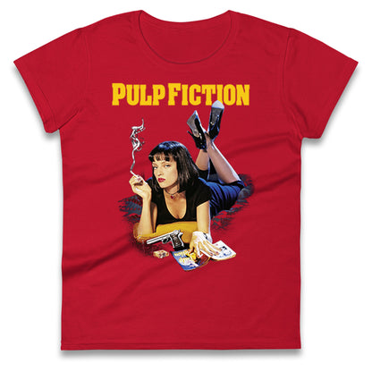 Uma Thurman Pulp Fiction Ladies T Shirt