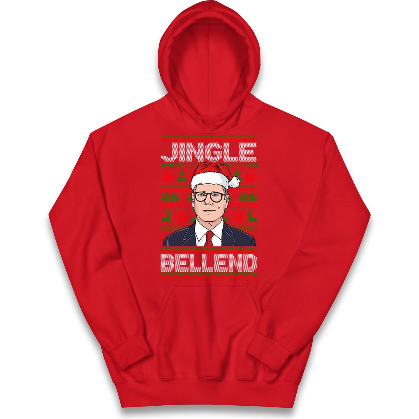 Keir Starmer Jingle Bell End Kids Hoodie 