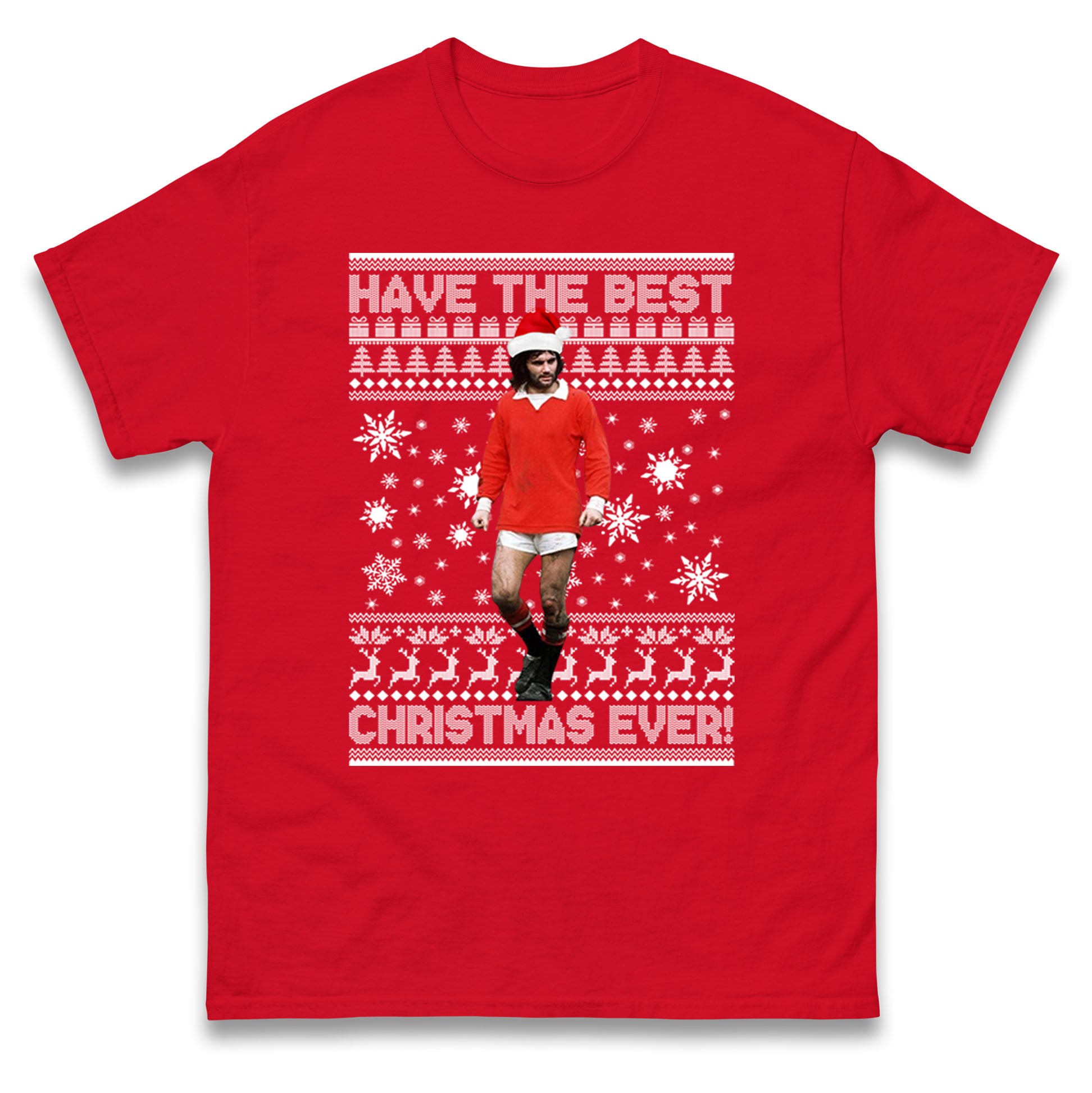 Christmas George Best T Shirt