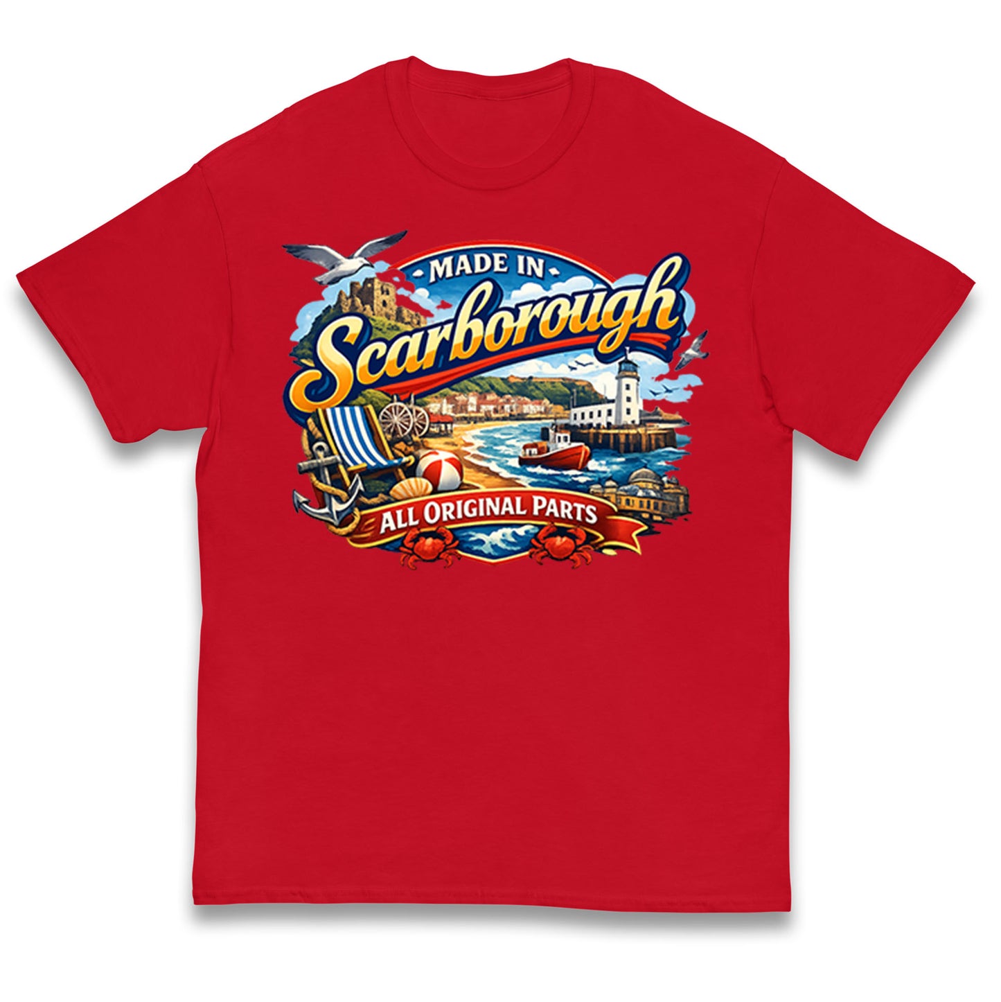 Made In Scarborough All Original Parts Kids T Shirt