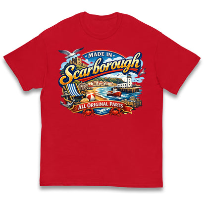 Made In Scarborough All Original Parts Kids T Shirt