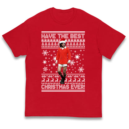 Christmas George Best Kids T Shirt