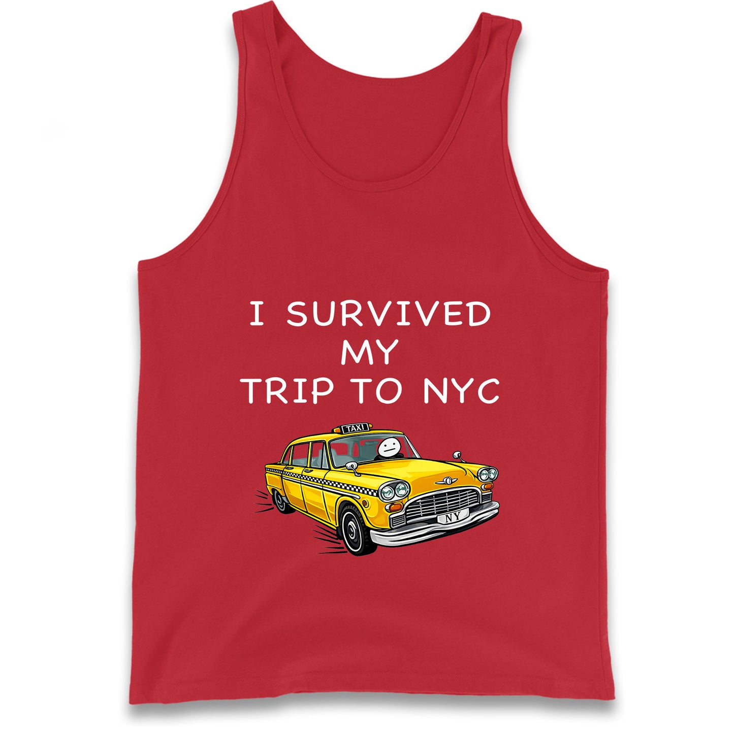 I Survived My Trip To NYC Yellow Taxi Tank Top