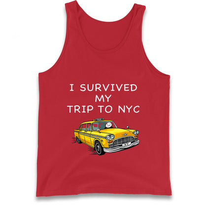 I Survived My Trip To NYC Yellow Taxi Tank Top