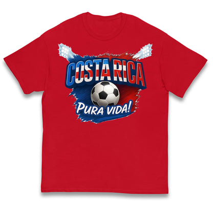 Costa Rica Retro World Cup Kids T Shirt 