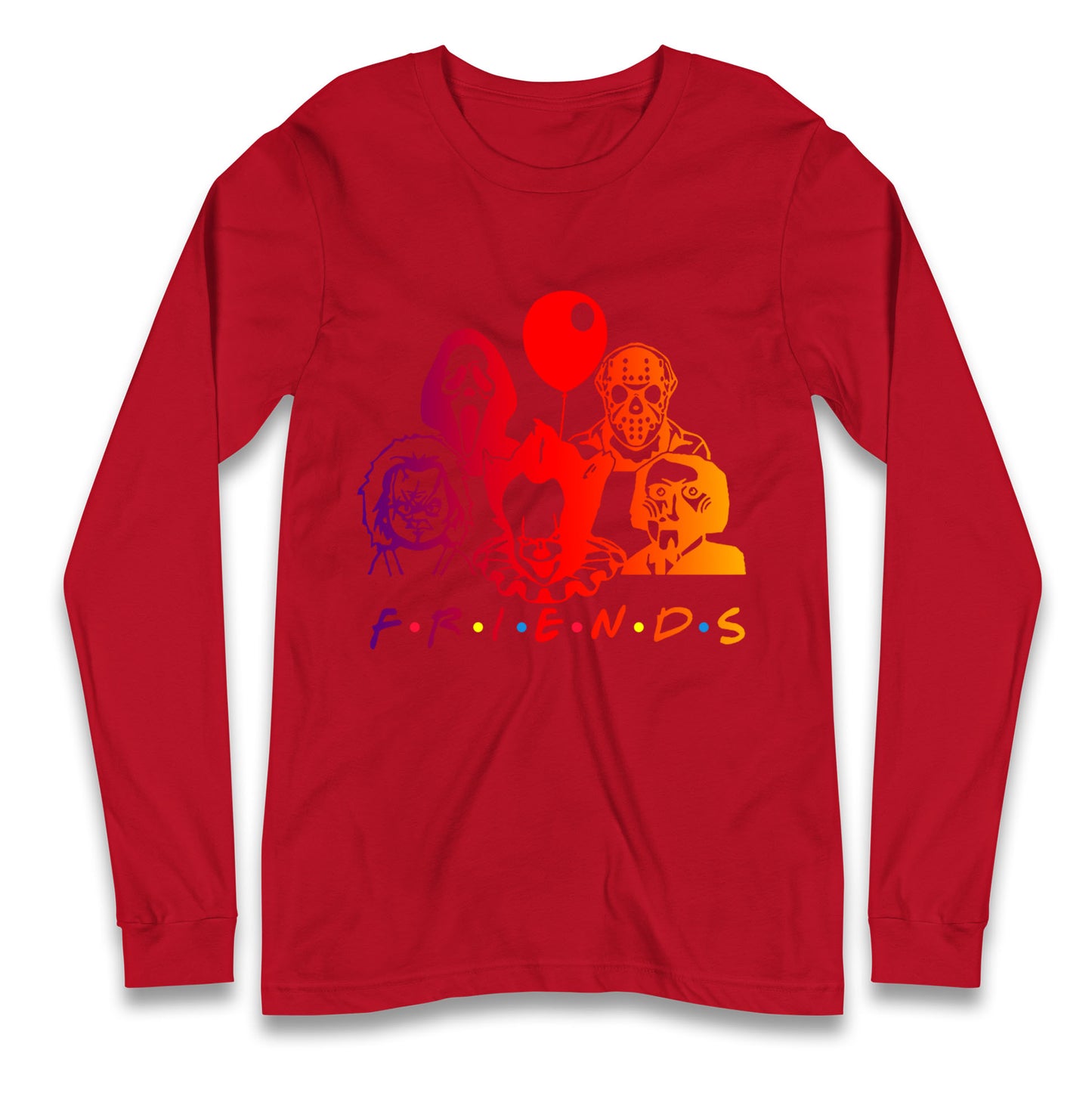 Super Villains Friends Halloween Long Sleeve T Shirt