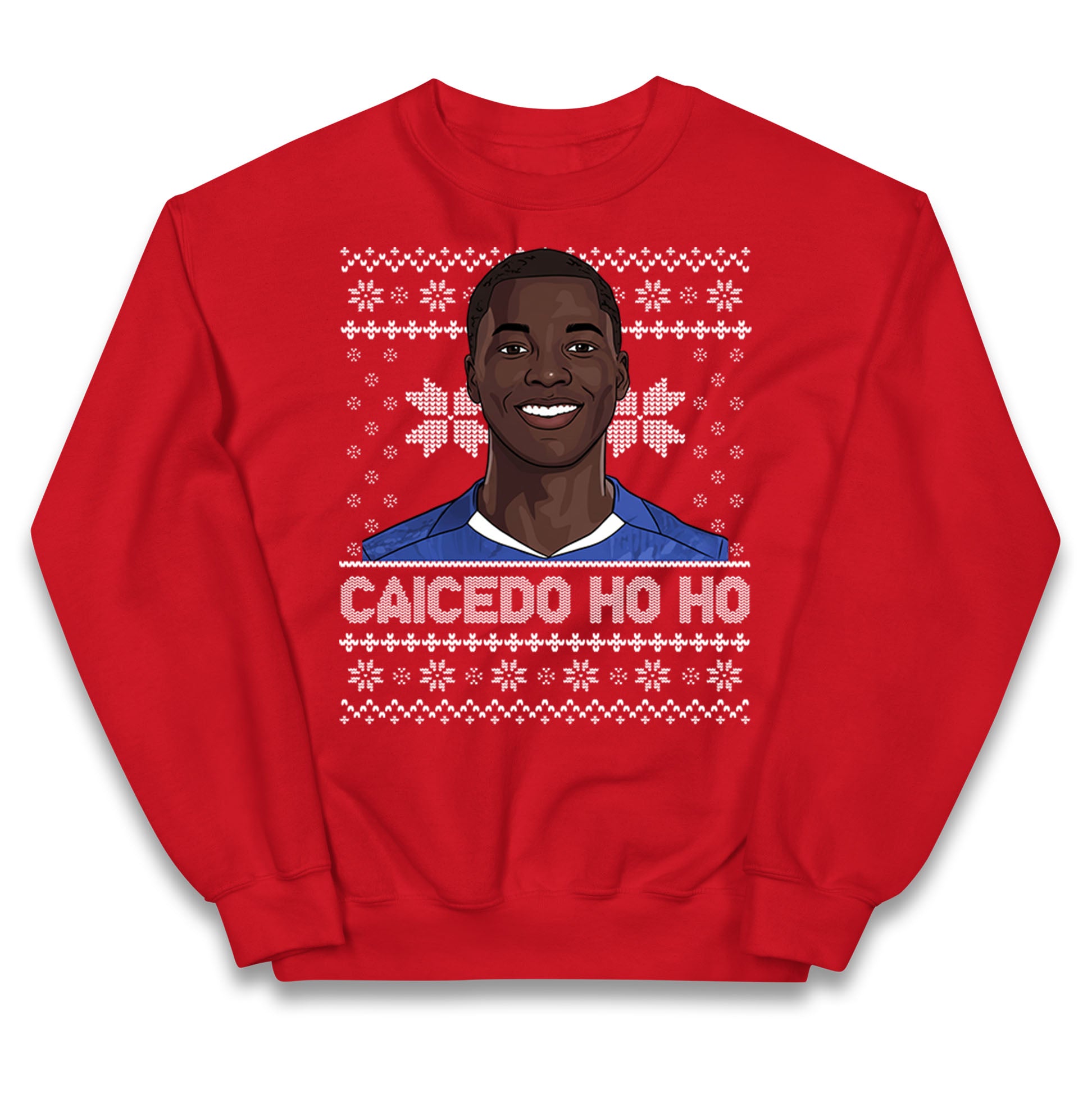 Moises Caicedo Christmas Kids Jumper