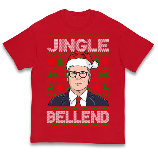 Keir Starmer Jingle Bell End Kids T Shirt