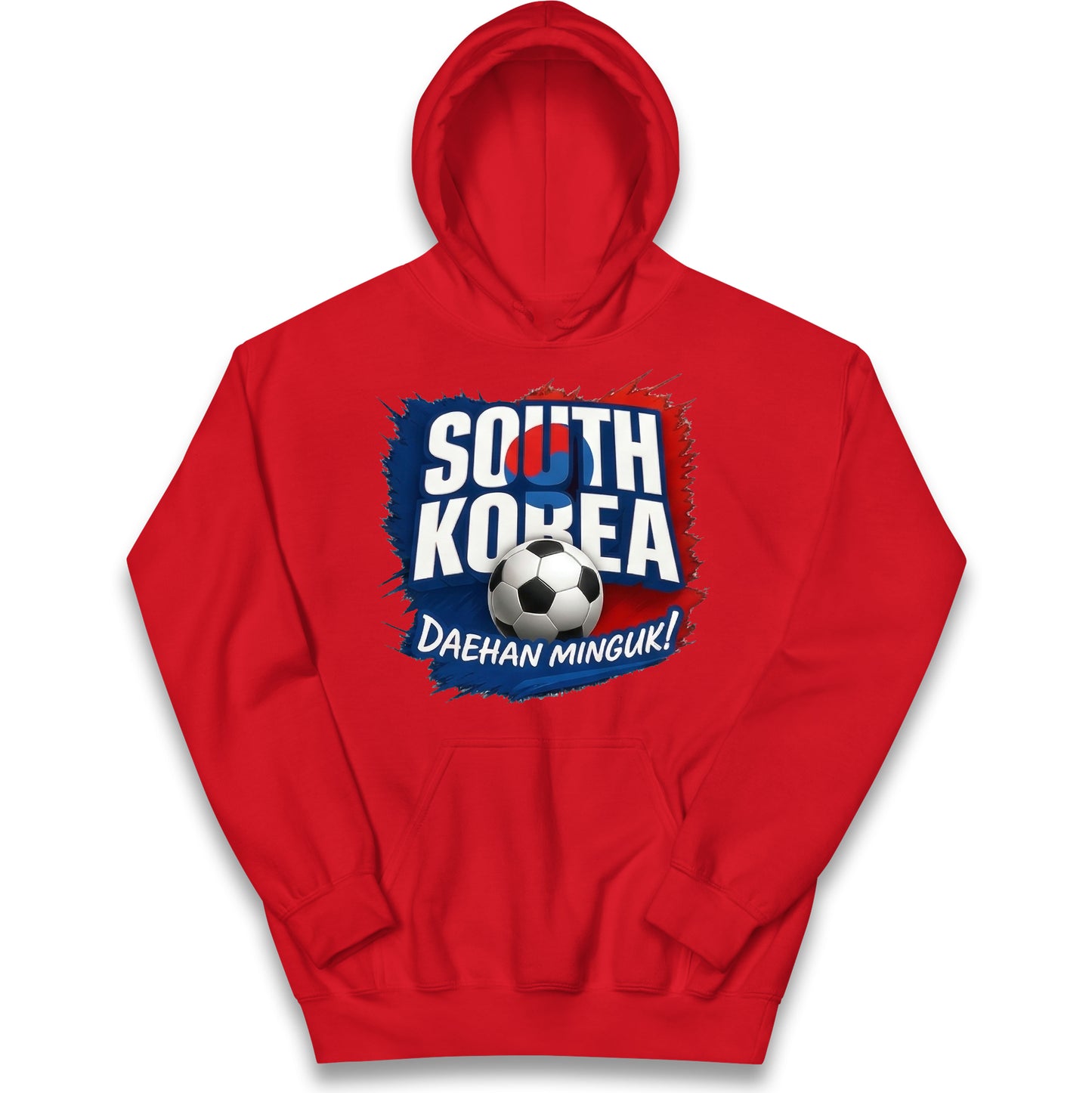 South Korea Football Kids Hoodie