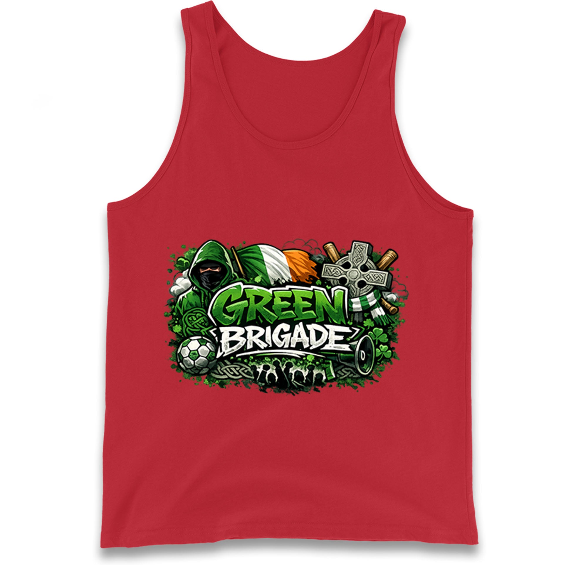 Celtic Green Brigade Football Tank Top