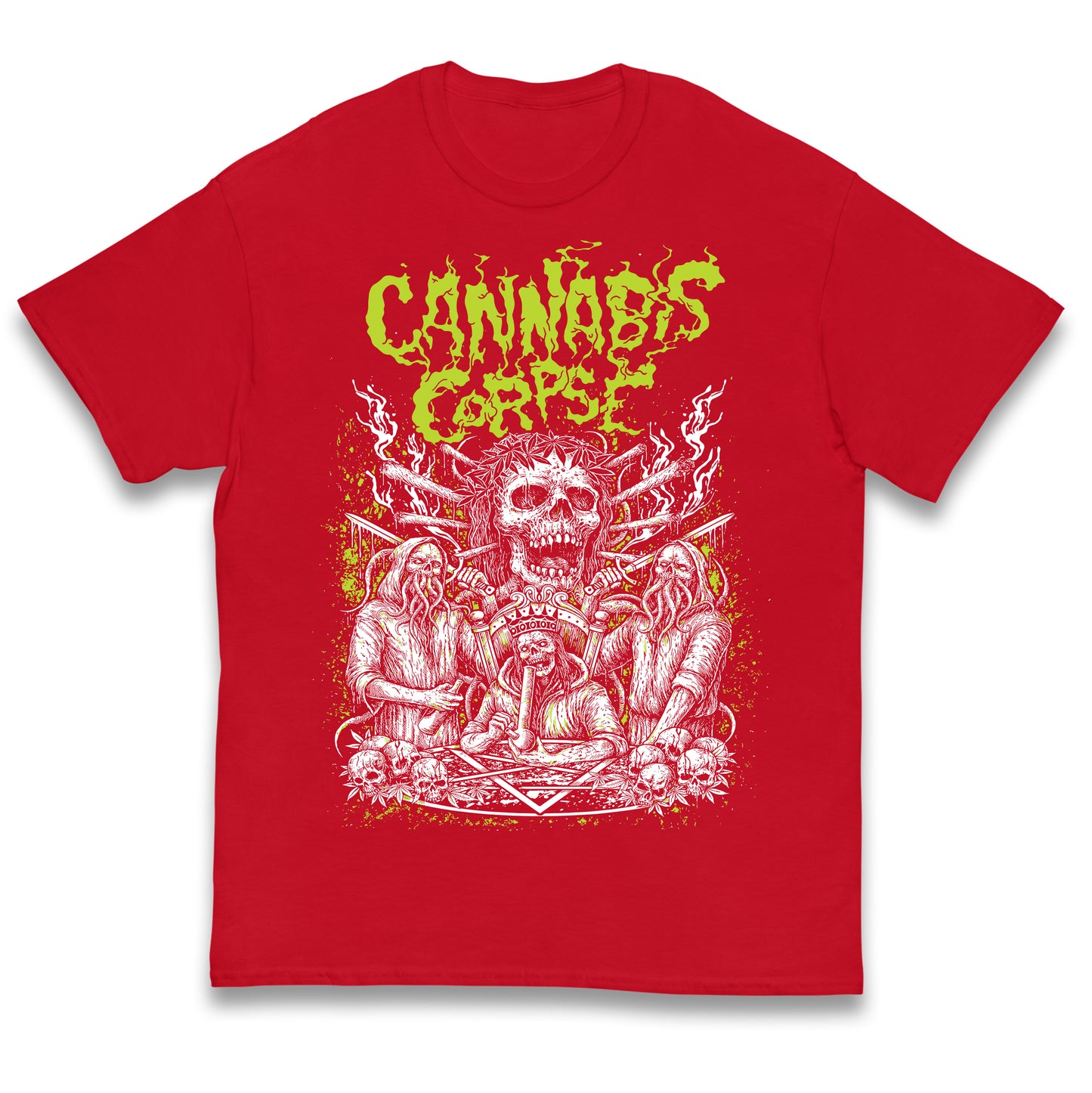 Cannabis Corpse Band Kids T Shirt
