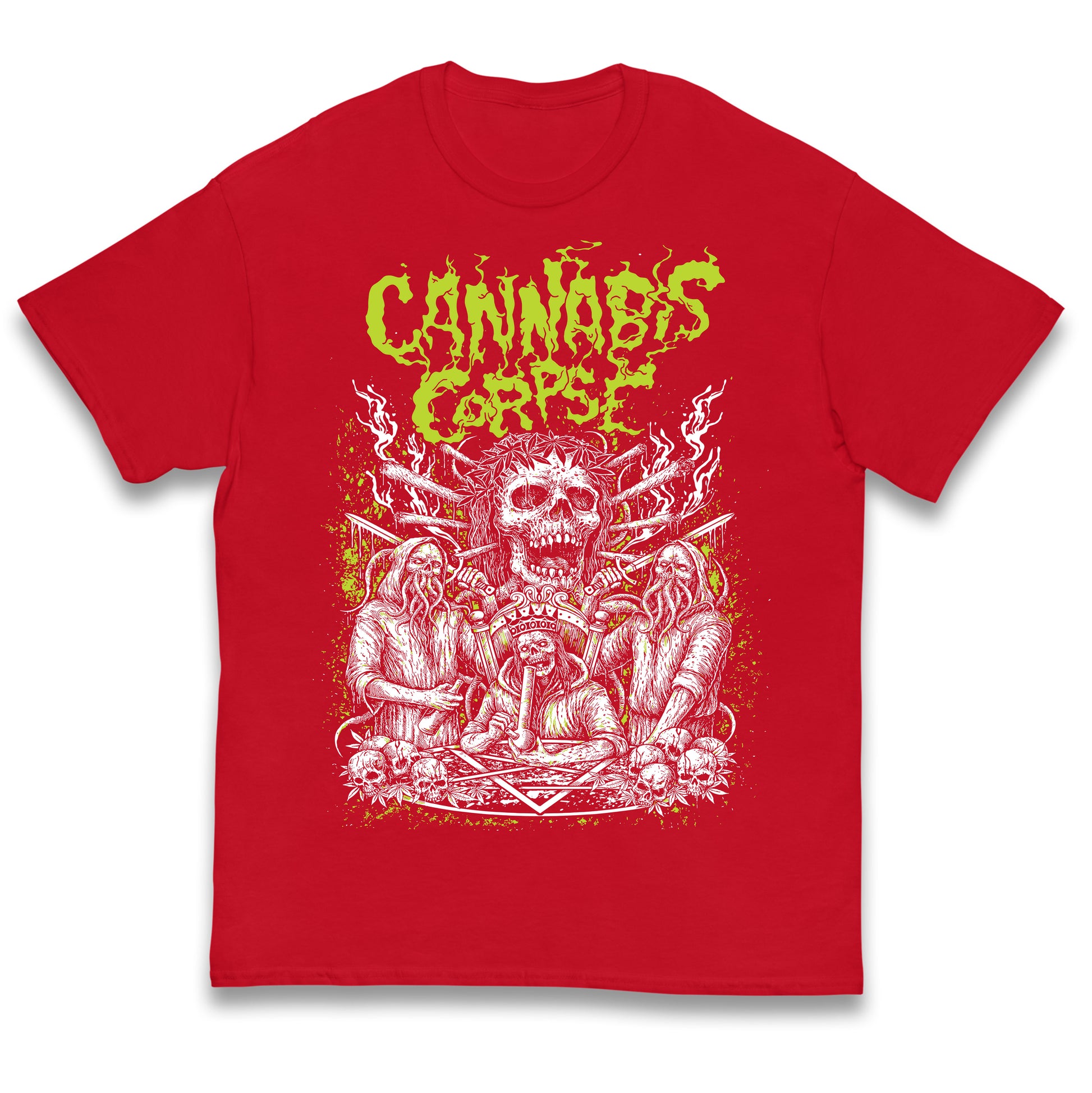 Cannabis Corpse Band Kids T Shirt