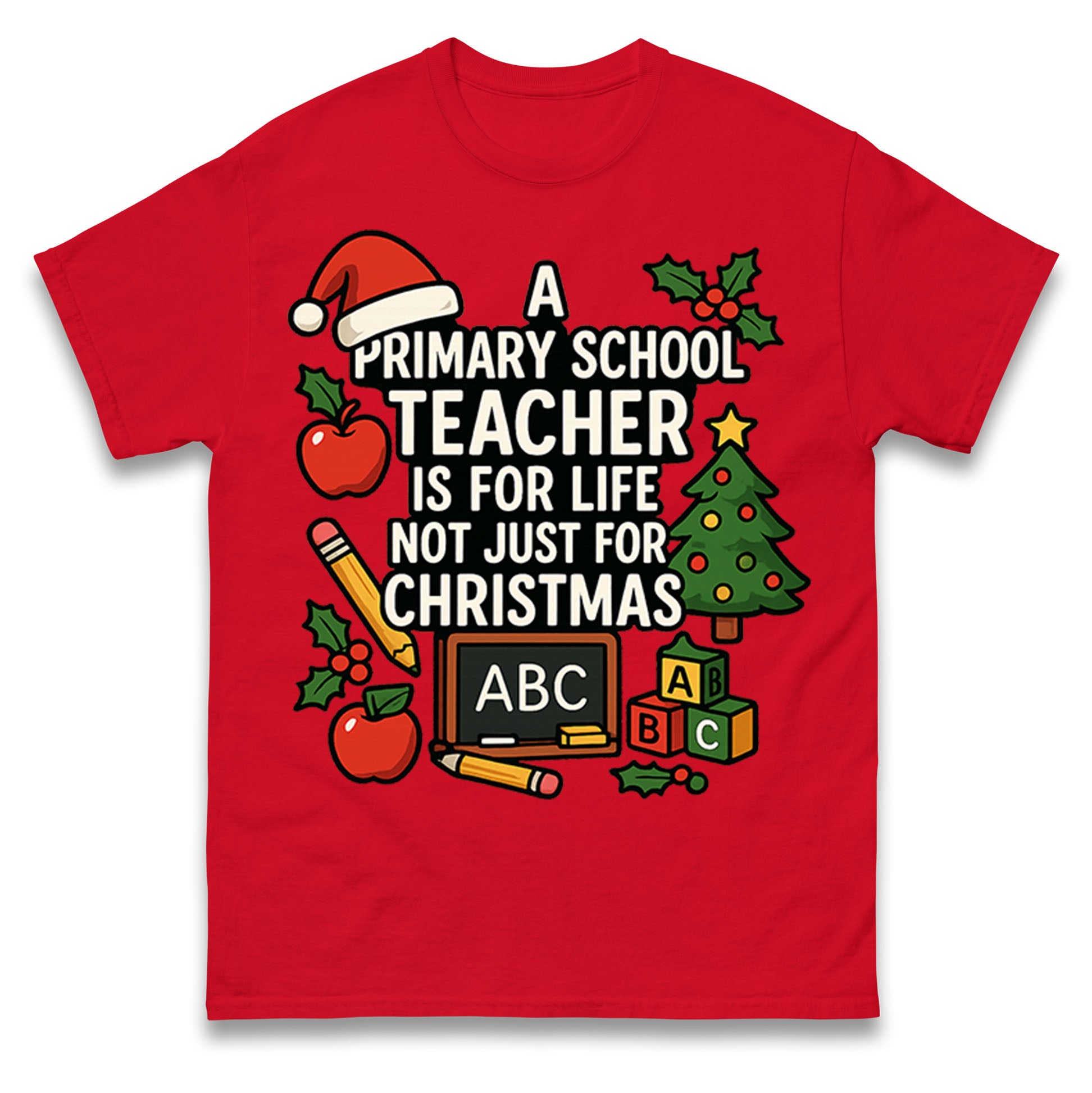 Primary School Teacher Christmas T Shirt