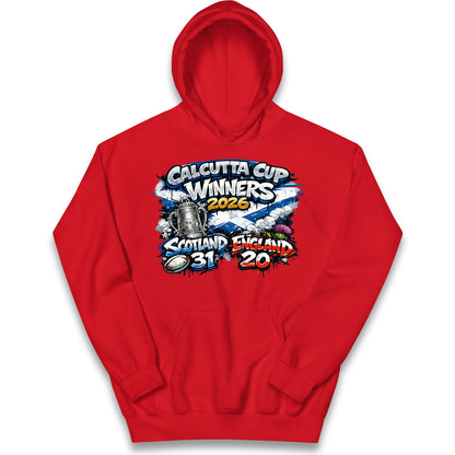 Scotland Calcutta Cup Winners 2026 Kids Hoodie