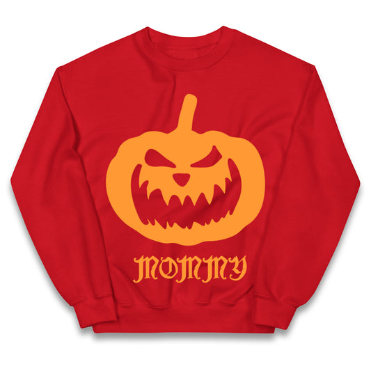 Scary Pumpkin Mommy Halloween Jumper
