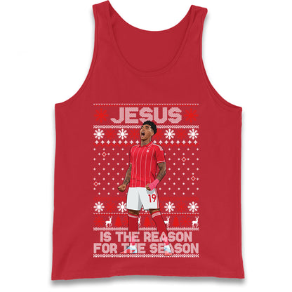 Nottm Forest FC Christmas Tank Top