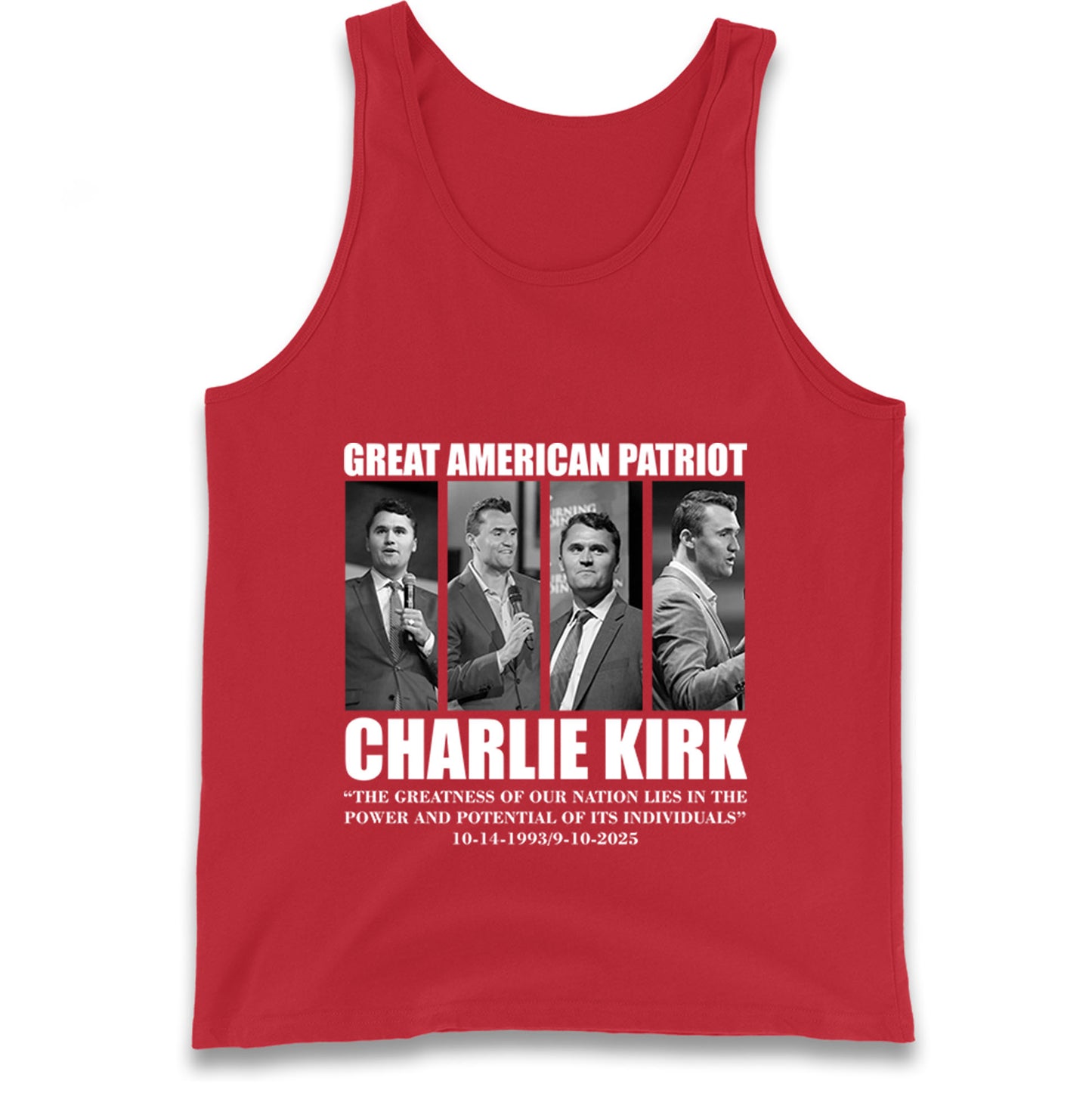 Charlie Kirk Tank Top