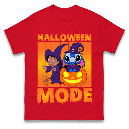 Lilo And Stitch Halloween Mode t shirts