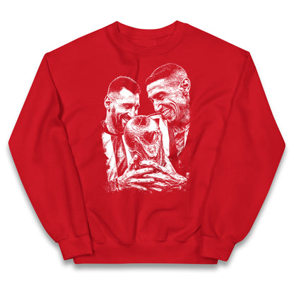 Lionel Messi Angel Di Maria Kids Jumper