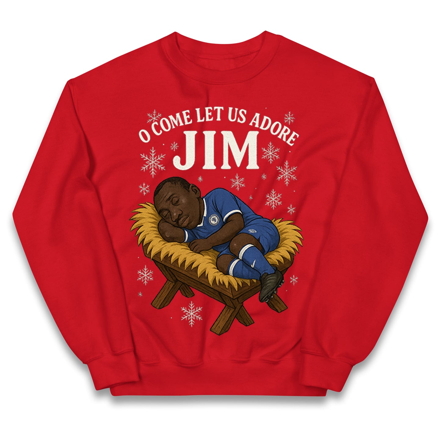 Retro Chelsea Christmas Kids Jumper 