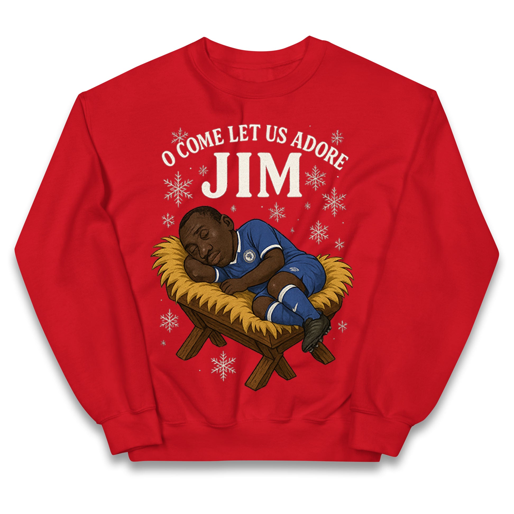 Retro Chelsea Christmas Kids Jumper 
