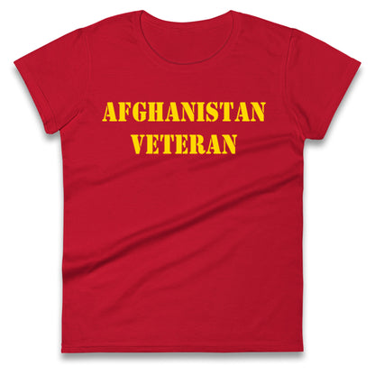 Afghanistan Veteran Ladies Shirt